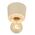 DIY Batten Fix Cover Polished Brass OD90mm