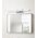 WALL Int S/M 16W LINEAR Ant Brass Tri Dim FR Diff L695 mm 1531Lm