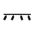PILLAR ADJ 3 Light GU10 Blk IP44 RECT BAR B/Plate