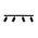 PILLAR D/ADJ GU10 Blk IP44 RECT BAR B/Plate