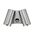 D/ADJ Pillar LED Titanium Anod Alum 3K / 4K/ 5.5K (2 x 850 Lm) IP65 16W w/sensor