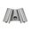 D/ADJ Pillar LED Titanium Anod Alum 3K / 4K/ 5.5K (2 x 850 Lm) IP65 16W w/sensor