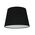 DIY Lampshade Black Fabric SLANTED OD320mm