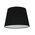 DIY Lampshade Black Fabric SLANTED OD320mm