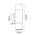 PILLAR FIXED 12V MR16 Blk IP65 RND B/Plate