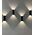 WALL S/M Up/Dn 11W LED TRI 1103 Lm IP65 TWIST Dark Grey Alt Beam