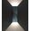 WALL S/M Up/Dn 11W LED TRI 1103 Lm IP65 TWIST Wh Alt Beam