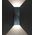 WALL S/M Up/Dn 11W LED TRI 1103 Lm IP65 TWIST Wh Alt Beam