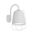 WALL S/M ES ELLIPSE Matt Wh IP44 w/cage
