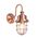 Wall S/M ES Cylinder Galvanized Alum & Glass IP44 w/cage