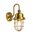 Wall S/M ES Cylinder SS304 Electroplated Brass & Brush Glass IP44 w/cage