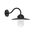 WALL S/M ES Sun Hat SS304 Electroplated Copper & Brush IP44 Clr Glass Diff