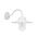 WALL S/M ES Sun Hat SS304 Electroplated Copper & Brush IP44 Clr Glass Diff