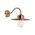 WALL S/M ES Sun Hat Matt Wh Alum IP44 Clr Glass Diff