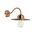 WALL S/M ES Sun Hat Matt Blk Alum IP44 Clr Glass Diff