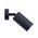 PILLAR Up/Dn 12V MR16 Blk IP65 RND B/Plate