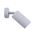 PILLAR S/ADJ GU10 Matt Grey IP65 RND B/Plate