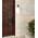 PILLAR FIXED GU10 Solid Aged Brass IP65 RND B/Plate