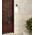 PILLAR Up/Dn GU10 Solid Aged Brass IP65 RND B/Plate
