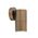 PILLAR S/ADJ GU10 Solid Aged Brass IP65 RND B/Plate