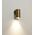 PILLAR FIXED GU10 Solid Aged Brass IP65 RND B/Plate