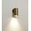 PILLAR FIXED GU10 Solid Aged Brass IP65 RND B/Plate