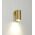 PILLAR Up/Dn GU10 Solid Polished Brass IP65 RND B/Plate