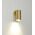 PILLAR S/ADJ GU10 Solid Polished Brass IP65 RND B/Plate