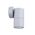 PILLAR D/ADJ 12V MR16 Matt Grey IP65 RND B/Plate