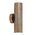 PILLAR S/ADJ GU10 Solid Aged Brass IP65 RND B/Plate