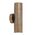 PILLAR S/ADJ GU10 Solid Aged Brass IP65 RND B/Plate