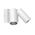 D/ADJ Pillar LED Matt Wh P/Coated Aluminium 3K / 4K/ 5.5K (2 x 850 Lm) IP65 16W w/sensor