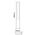 BOLLARD 12.5W RECT Matt Blk 3K IP54 H800mm 2 Diff 756 Lm