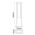 BOLLARD 10W RECT Matt Blk 3K IP54 H300mm 560 Lm