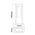 BOLLARD 12.5W RECT Matt Blk 3K IP54 H800mm 2 Diff 756 Lm