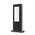 BOLLARD 10W RECT Matt Blk 3K IP54 H300mm 560 Lm