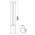 BOLLARD 7W HOOP Grey 3K IP54 H800mm 211 Lm
