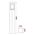 BOLLARD 7W HOOP Grey 3K IP54 H800mm 211 Lm