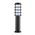 BOLLARD SHORT SS304 ES (Max 18W) BLK LOUVERED IP44