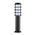 BOLLARD SHORT SS304 ES (Max 18W) BLK LOUVERED IP44