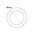 D/L FACEPLATE MATT BLK OD 95mm for NOVADLUX02