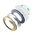 D/L FACEPLATE MATT BLK OD 95mm for NOVADLUX02