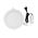 D/L LED DIMM SLIM WH RND TRI 3K/4K/5K 720 LM 9W 135MM IP40