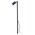 SPIKE S/ADJ 12V MR16 Blk IP65 L1000mm Cable encl Post