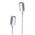 SPIKE S/ADJ 12V MR16 Blk IP65 L626mm Cable encl