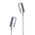 SPIKE S/ADJ 12V MR16 Blk IP65 L650mm Cable encl