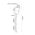 SPIKE S/ADJ 12V MR16 Titanium IP65 L650mm Cable encl