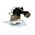D/L FITTING FIXED GU10 SQ WH 70mm w/Lampholder
