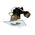 D/L FITTING FIXED GU10 SQ WH 70mm w/Lampholder