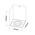 D/L FIXED S/M Gimbal GU10 SQ Matt Blk IP20 L125 x W97mm